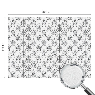 Film fenêtre décoratif occultant vitrail Élégance feuillue