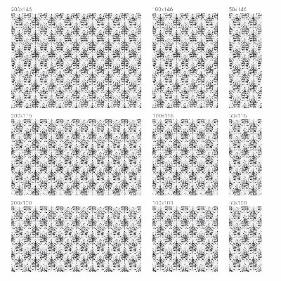 Film fenêtre décoratif occultant vitrail Élégance feuillue