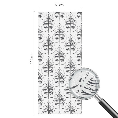 Film fenêtre décoratif occultant vitrail Élégance feuillue