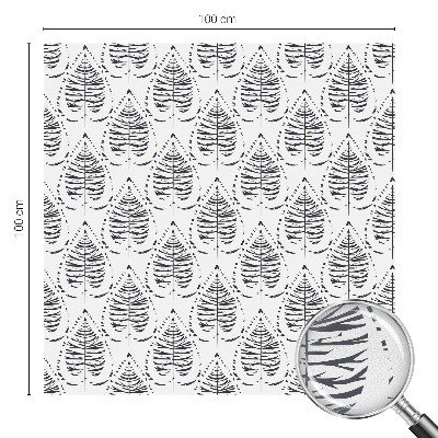 Film fenêtre décoratif occultant vitrail Élégance feuillue