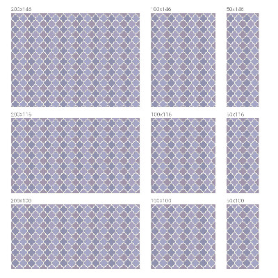 Film occultant pour fenêtre Motifs géométriques