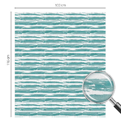 Film occultant fenêtre effet vitrail rayures vertes