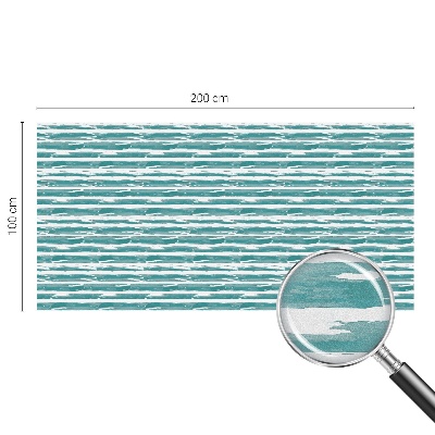 Film occultant fenêtre effet vitrail rayures vertes