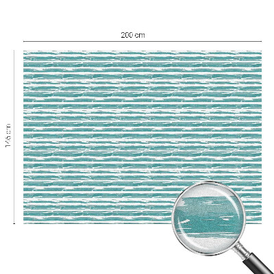 Film occultant fenêtre effet vitrail rayures vertes