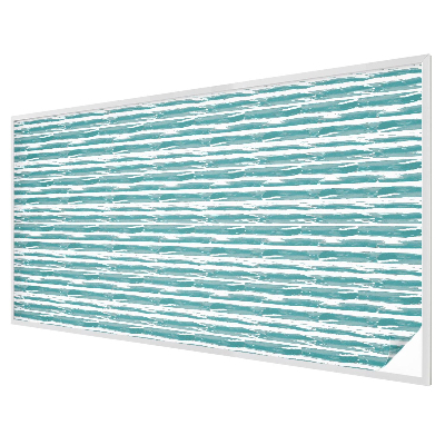 Film occultant fenêtre effet vitrail rayures vertes
