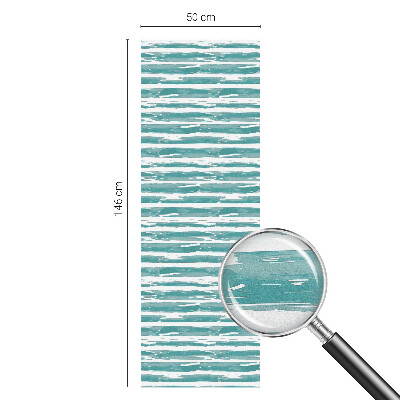 Film occultant fenêtre effet vitrail rayures vertes