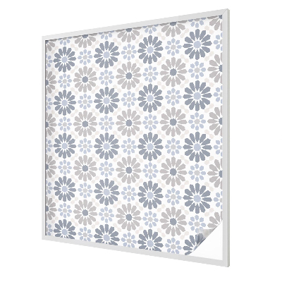 Film occultant pour fenêtre mosaïque florale