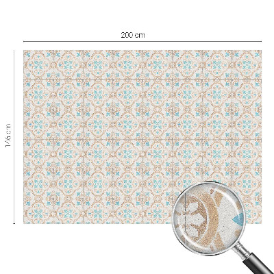 Film fenêtre décoratif occultant vitrail Carreaux rustiques