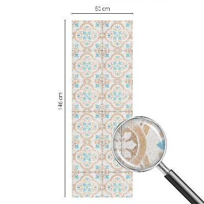 Film fenêtre décoratif occultant vitrail Carreaux rustiques