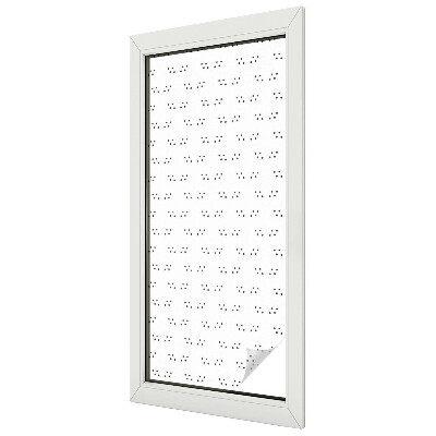 Autocollant pour vitrage motif à pois