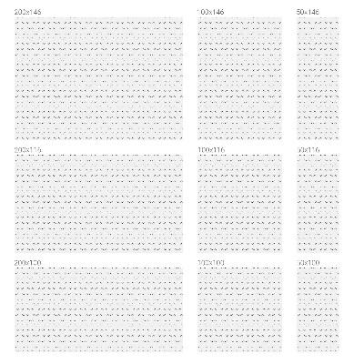 Autocollant pour vitrage motif à pois