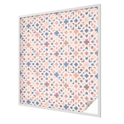 Vitrail autocollant pour fenêtre Motifs colorés