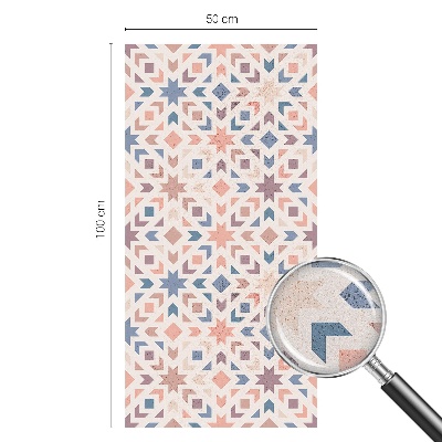Vitrail autocollant pour fenêtre Motifs colorés