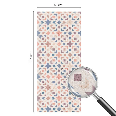 Vitrail autocollant pour fenêtre Motifs colorés