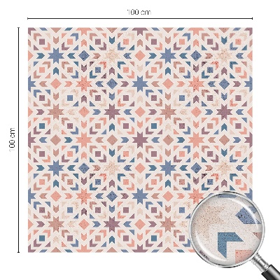 Vitrail autocollant pour fenêtre Motifs colorés