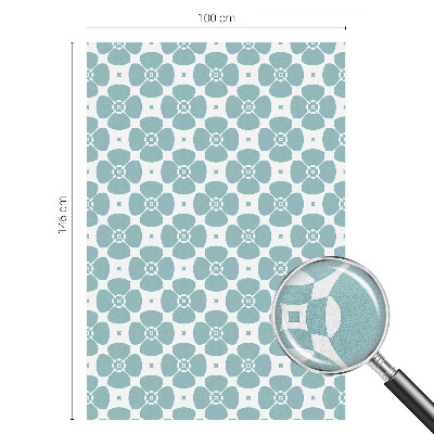 Autocollant pour vitrage symétrie florale