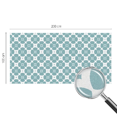 Autocollant pour vitrage symétrie florale