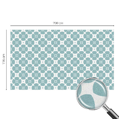 Autocollant pour vitrage symétrie florale