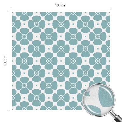 Autocollant pour vitrage symétrie florale