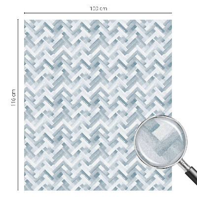 Film occultant fenêtre effet vitrail Motif géométrique