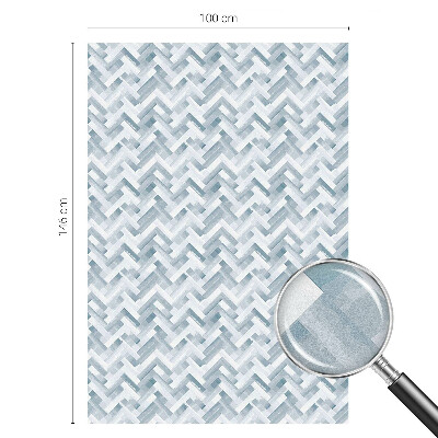 Film occultant fenêtre effet vitrail Motif géométrique