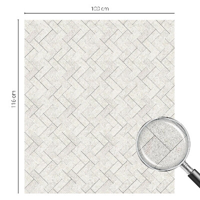 Film occultant pour fenêtre Motif à chevrons