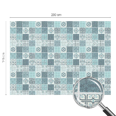 Vitrail autocollant pour fenêtre Carreaux bohèmes