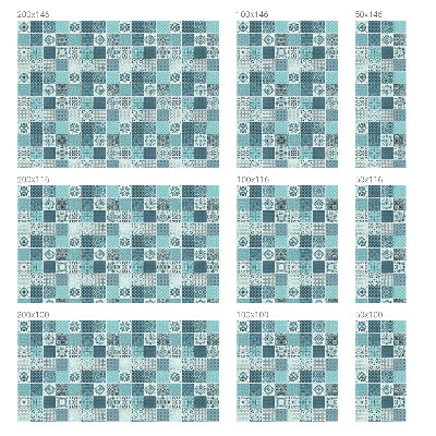 Vitrail autocollant pour fenêtre Carreaux bohèmes