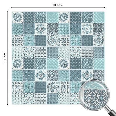 Vitrail autocollant pour fenêtre Carreaux bohèmes