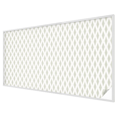 Film fenêtre décoratif occultant vitrail motif en losange