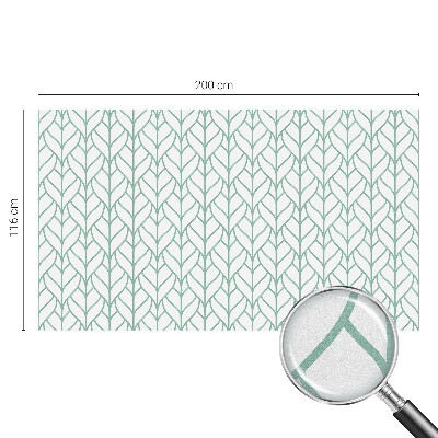 Film occultant fenêtre effet vitrail symétrie des plantes