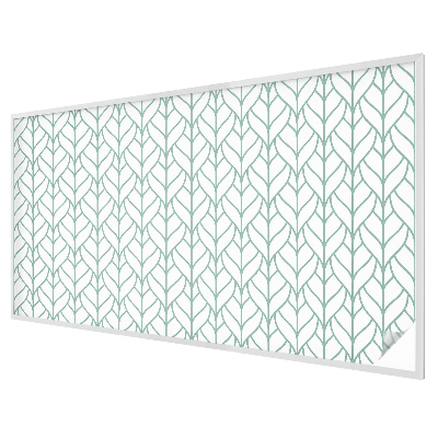 Film occultant fenêtre effet vitrail symétrie des plantes