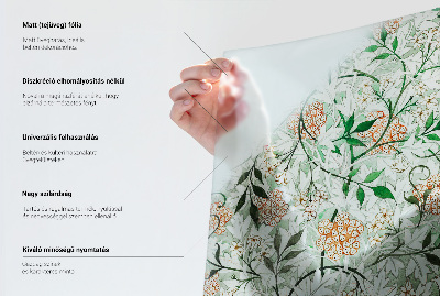 Film occultant fenêtre effet vitrail symétrie des plantes