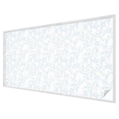 Film occultant fenêtre effet vitrail Feuilles éthérées