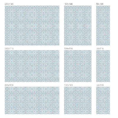 Film occultant pour fenêtre ornements bleus