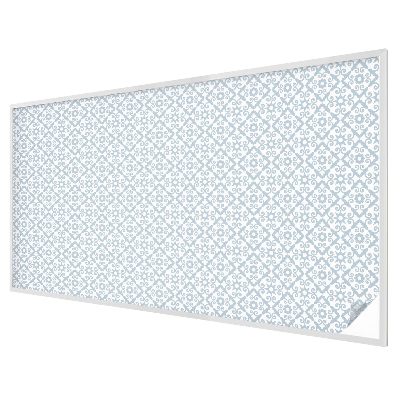 Film occultant pour fenêtre ornements bleus