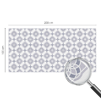 Autocollant pour vitrage losanges floraux