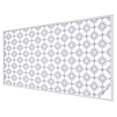 Autocollant pour vitrage losanges floraux