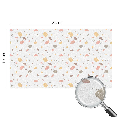 Autocollant pour vitrage Terrazzo abstrait