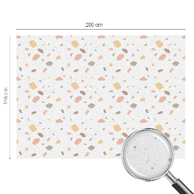 Autocollant pour vitrage Terrazzo abstrait