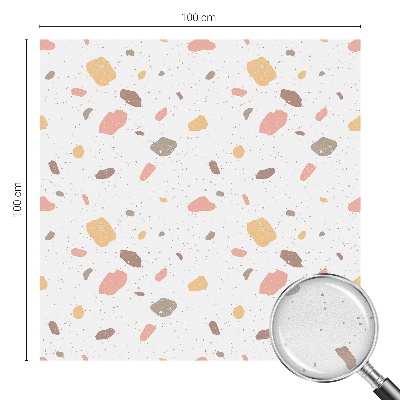 Autocollant pour vitrage Terrazzo abstrait