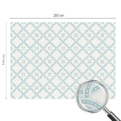 Film occultant pour fenêtre Géométrie bleue