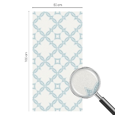 Film occultant pour fenêtre Géométrie bleue