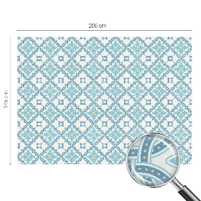 Vitrail autocollant pour fenêtre symétrie classique