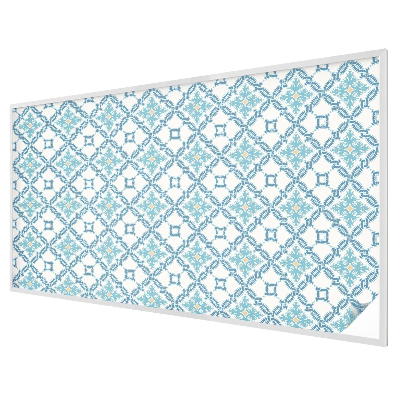 Vitrail autocollant pour fenêtre symétrie classique