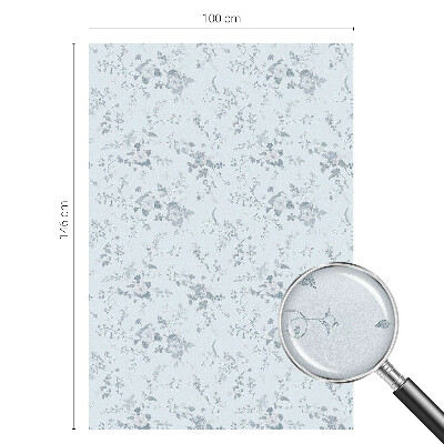 Autocollant pour vitrage Fleurs subtiles