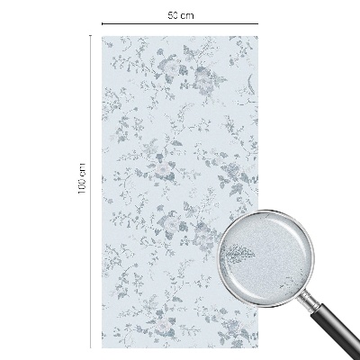 Autocollant pour vitrage Fleurs subtiles