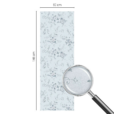 Autocollant pour vitrage Fleurs subtiles