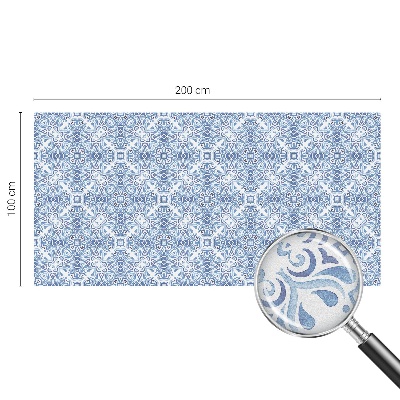 Film occultant pour fenêtre Carreaux bleus