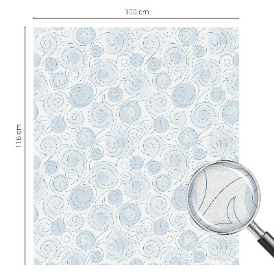 Film occultant fenêtre effet vitrail Motifs en spirale